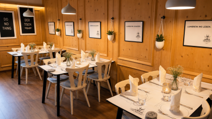 Hotel-Zimmer & Restaurant